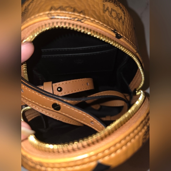 MCM Tan Mini Backpack - Picture 5 of 13